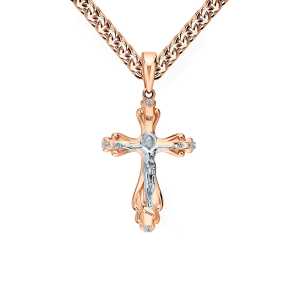 Золотая подвеска с бриллиантами природными