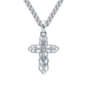 Серебряная подвеска с фианитами