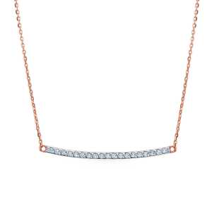 Золотое шейное украшение с бриллиантами природными