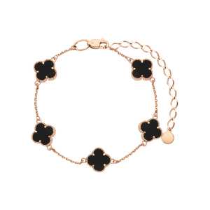 Золотой браслет с агатами природными