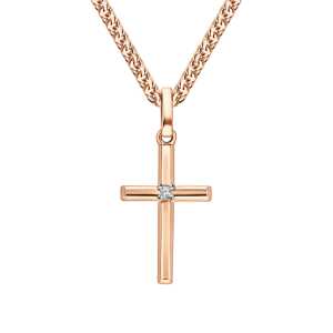 Золотая подвеска с бриллиантами природными