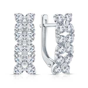 Серьги из белого золота Cold Diamonds
