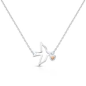 Золотое шейное украшение с бриллиантами природными