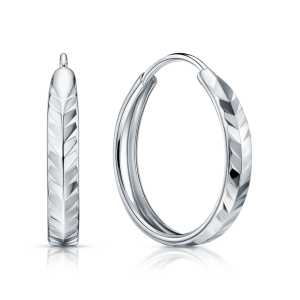 Серьги из белого золота