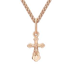 Золотой крест-подвеска