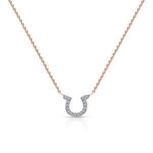 Золотое шейное украшение с бриллиантами природными